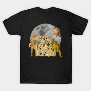 Halloween Creepy Doges T-Shirt